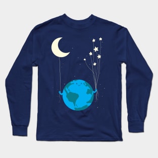 Under The Moon And Stars Long Sleeve T-Shirt